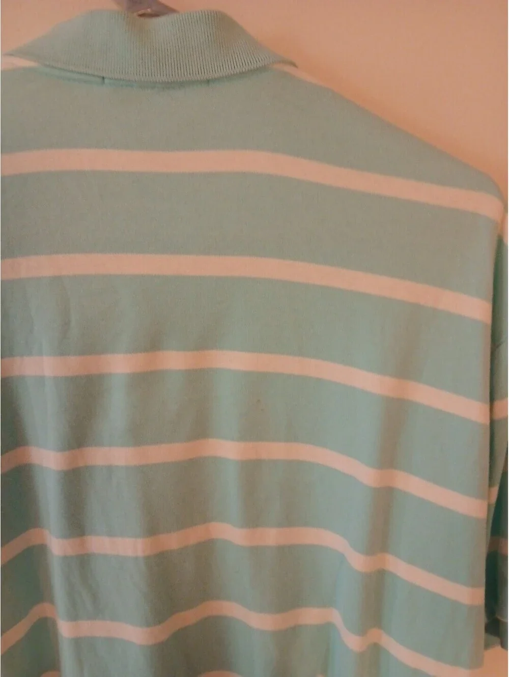 Polo Ralph Lauren Men's Classic Fit Polo Shirt Size XL, Blue and White, Striped